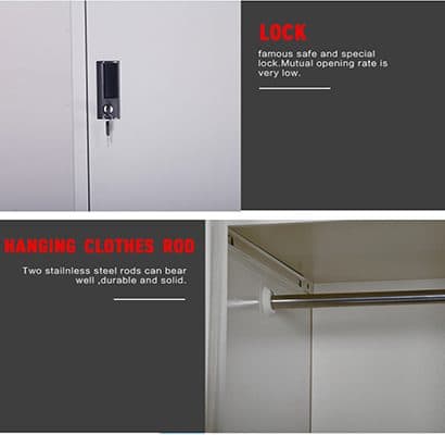 3 Tier Metal Locker — additional view